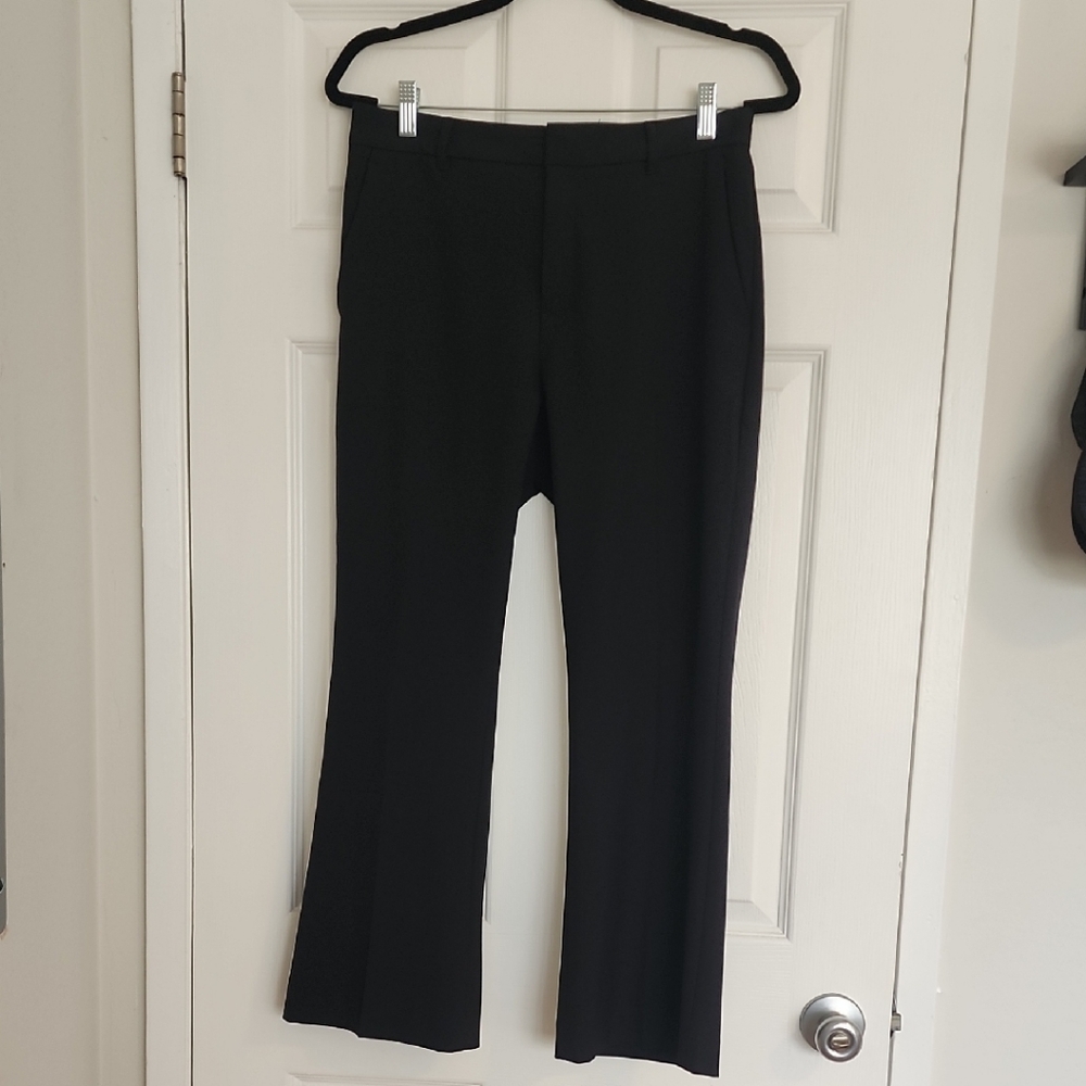 Banana Republic Elegant Black Flare Trousers